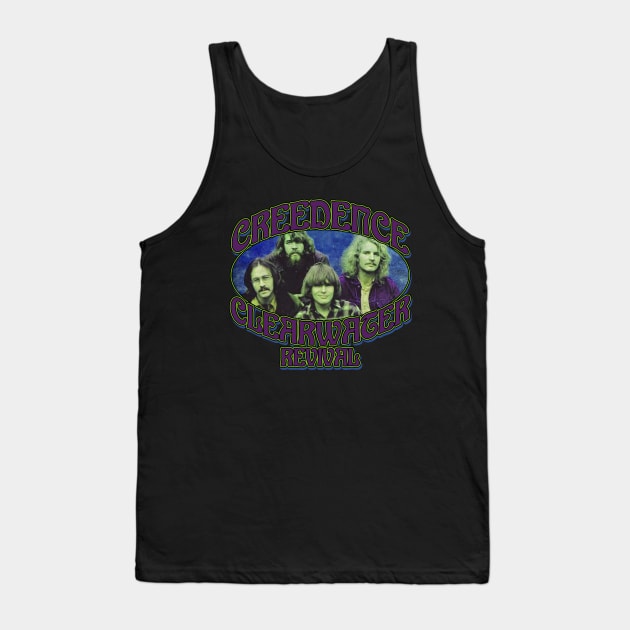 Creedence Clearwater Revival Vintage Tank Top by Moderate Rock